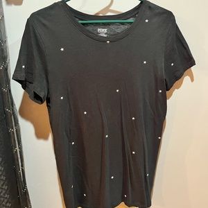PINK classic tee with stars